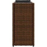  Vrtne sadilice s 2 posude 2 kom smeđe 90 x 20 x 40 cm poliratan | shoptok.hr