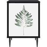  Noćni ormar HANAU Crni hrast 36 x 33 x 51 cm Konstruirano drvo | shoptok.hr