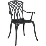  Vrtna stolica 2 pcs Crna 53 x 51 x 88,5cm Aluminij | shoptok.hr