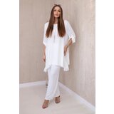 Kesi Set blouse + trousers with ecru pendant | ePonuda.com