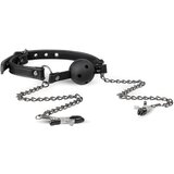 Easytoys Fetish Collection Gag EasyToys s sponkami za bradavičke Cene