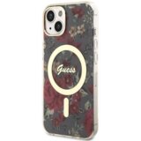  originalni guess ovitek flowers GUHMP14SHCFWSA z magsafe za iphone 14 6.1 - kaki | Shoptok.si