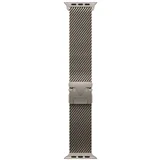 49mm natural titanium milanese loop - large