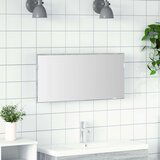  Ogledalo za kupaonicu s LED svjetlom svijetlosiva 80x37 cm | shoptok.hr