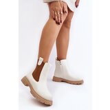 Boto Women's ankle boots with zipper White Ramhel | Shoptok.si