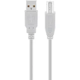 Kabal za printer USB-A na USB-B 1.8m sivi