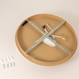  Brilagi - LED plafonsko svetlo VISBY WOOD LED/36W/230V prečnik 50 cm braon | Eponuda.com