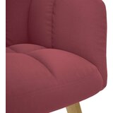  Stolica za opuštanje crvena boja vina od tkanine | shoptok.hr