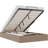 Maison Chic Otomanski Posteljni okvir - Dvoposteljna postelja - Zakonska postelja brez vzmetnice kapučino 120x200 cm-J474, (21767456) | Shoptok.si