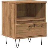 vidaXL Noćni ormarić Artisan hrast 40x35x50 cm izrađeno drvo | shoptok.hr