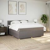  Krevet s oprugama i madracem smeđesivi 180x200 cm tkanina | shoptok.hr