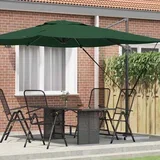 Suncobran Zelena 286 x 284 x 265 cm Aluminij i poliester