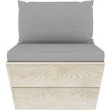  6-dijelna vrtna garnitura od paleta s jastucima od smrekovine | shoptok.hr