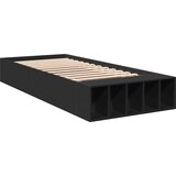  Okvir za krevet crni 75 x 190 cm od konstruiranog drva | shoptok.hr