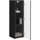 TV zidni ormar 2 pcs Crna 30 x 31 x 100 cm Konstruirano drvo | Eponuda.com