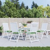 vidaXL Blazina za stol 6 kosov vzorec z listi 40x40x7 cm blago Cene