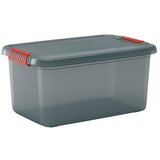 Kis Zaboj za shranjevanje K LATCH (Do x Š x V: 59 x 39 x 28 cm, Sive barve, oranžne barve) | Shoptok.si
