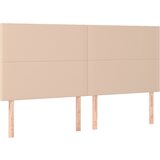 Maison Chic Posteljno vzglavje - Vzglavna omarica 4 kosa kapučino 80x5x78/88 cm umetno usnje, (22077425) Cene