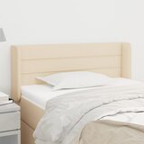  Uzglavlje s ušima krem 83x16x78/88 cm od tkanine | shoptok.hr