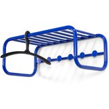 Spinder Design Plava metalna zidna vješalica s policom Retro – | shoptok.hr