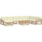  Set vanjskih sofa 9 kom. Bijela i krem | shoptok.hr