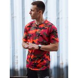 DStreet Men's Orange Camo T-Shirt | shoptok.hr