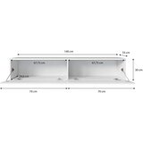 P & B nizka omarica lowa, črna, led | Shoptok.si