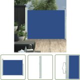  The Living Store Zložljiva stranska tenda za teraso 140x500 cm modra - Stranska Tenda, (21743520) | Shoptok.si