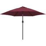  Vrtni suncobran s metalnim stupom 300 cm bordo | Eponuda.com