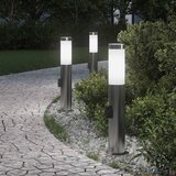  Stupić s utičnicom 3 kom 50 cm od nehrđajućeg čelika IP44 | shoptok.hr