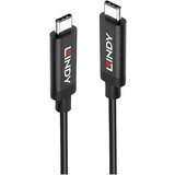 Lindy USB kabel USB 3.2 gen. 2 (USB 3.1 gen. 2) USB-C® vtič\, USB-C® vtič 5.00 m črna 43308, (20416252) | Shoptok.si