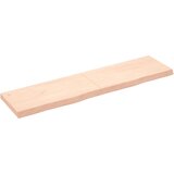  Polica 160x40x(2-6) cm neobrađena masivna hrastovina | shoptok.hr