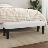  Klupa bijeli 100x30x30 cm od umjetne kože | shoptok.hr