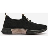 Resti Black women's sports shoes with brown inserts Keteti - Footwear | Shoptok.si