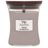 WoodWick SVEČA V KOZARCU CLASSIC MEDIUM FIRESIDE | Shoptok.si