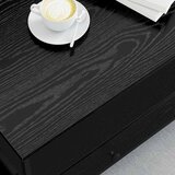  With Drawer Crni hrast 100 x 51 x 45 cm Konstruirano drvo | shoptok.hr