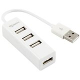 E-green USB hub USB 2.0 4port 4 x USB-A 2.0 USB 2.0 - A Bela | Eponuda.com