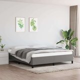  Posteljni okvir temno siv 160x200 cm blago, (20723281) Cene