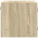  Noćni ormarići staklena vrata 2 kom boja hrasta 35x37x35 cm | shoptok.hr