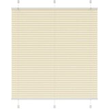 vidaXL plisirana žaluzija cream 115x150 cm širina tkanine 114,4 cm | Shoptok.si