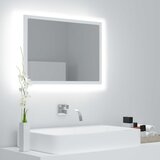 vidaXL LED kupaonsko ogledalo bijelo 60x8,5x37 cm konstruirano drvo Cijene