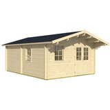 Male kuće Drvena kuća GOTLAND E 440 × 595 cm sa šindrom | shoptok.hr