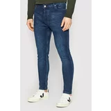 Brave Soul Jeans hlače MJN-MADISONDARK Mornarsko modra Skinny Fit