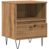 Maison Chic Nočna omarica - Nočna miza artisan hrast 40x35x50 cm inženirski les, (21689071) | Shoptok.si