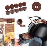 Family kapsule za Dolce Gusto za večkratno uporabo 5 kos Cene