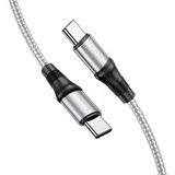 hoco. kabel tipa C na tip C Exquisite Power Delivery PD 100W X50 2 metra sivi | shoptok.hr