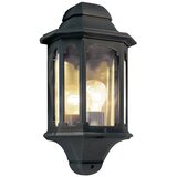 Elstead Lighting Elstead Chapel Zunanja stenska svetilka z 1 lučjo, pol-lamperja, črne barve, IP44, E27, (22099997) | Shoptok.si