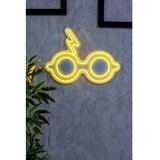 WALLXPERT dekorativna plastična led rasveta glasses and scar yellow Cene