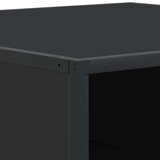 vidaXL Stolić za kavu crni 60,5x60,5x30 cm konstruirano drvo i metal | shoptok.hr