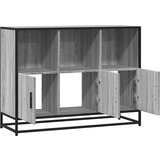 vidaXL Komoda Siva Sonoma 100x35x76 cm Konstruirano drvo | shoptok.hr